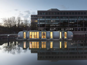 Architekturfotografie Hausboote in Hamburg