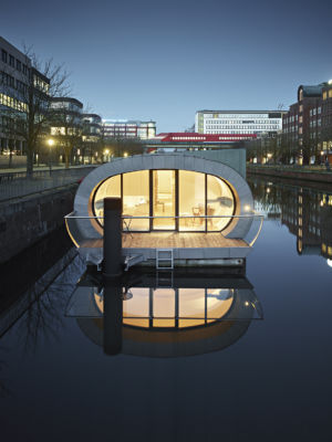 Architekturfotografie Hausboote in Hamburg